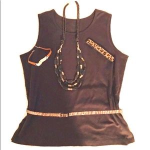 Brown Accessories Bundle w/ Betsey Johnson Belt
